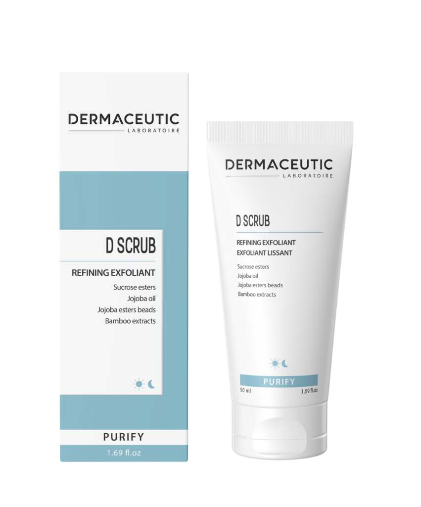 D Scrub | Rozświetlający peeling wygładzający