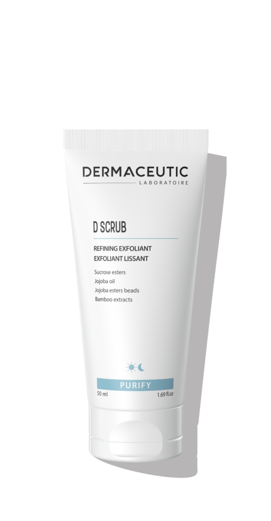 D Scrub | Rozświetlający peeling wygładzający